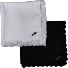 Mim Eşarp ve Şal Enba Pamuklu Iğne Oyalı Namaz ve Mevlüt Örtüsü 110X110 cm 2 Adet Tek Fiyat