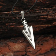 İdol Avm Savaşçı Ok Ucu Erkek Kolye Takı Aksesuar K24 T5