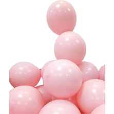 Ngüzel 12" 30 cm Pembe Pastel Balon 10 Adet