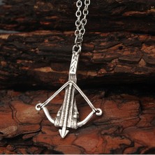 İdol Avm Yaylı Ok Erkek Kolye Okçu Takı Aksesuar K24 T5