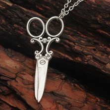 İdol Avm Modacı Terzi Makası Erkek Kolye Takı Aksesuar K24 T5