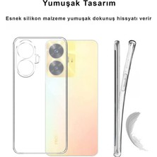 CepStok Realme C53 Kılıf Şeffaf Kamera Korumalı Esnek Yumuşak Silikon