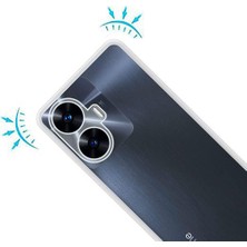 CepStok Realme C55 Kılıf Şeffaf Kamera Korumalı Esnek Yumuşak Silikon