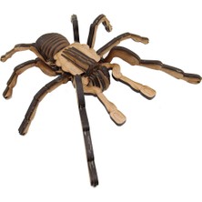 Mavi Doku Tarantula 3D Ahşap Puzzle Maketi