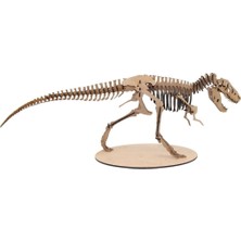 Mavi Doku Dinozor Serisi, Tyrannosaurus Rex , T-Rex 3D Ahşap Puzzle Maketi