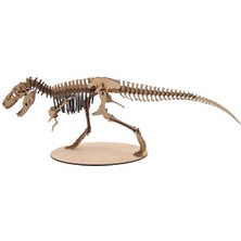 Mavi Doku Dinozor Serisi, Tyrannosaurus Rex , T-Rex 3D Ahşap Puzzle Maketi