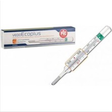 Vedo Ecoplus Büyüteçli Cam Termometre (Ateş Ölçer) Cıvasız