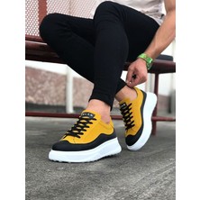 Nateli  WG507 Siyah Sarı Erkek Ayakkabı