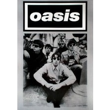 512 Art Design Oasis Müzik Afiş Duvar Poster 30 x 42 Çerçevesiz