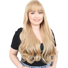 Özel Kahküllü Uzun Dalgalı Kanekalon Fiber  Sentetik Peruk / Balköpüğü /