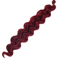 Su Dalgalı Görünümlü  Saç / Kızıl /