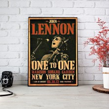 512 Art Design John Lennon Müzik Duvar Poster 30 x 42 Çerçevesiz