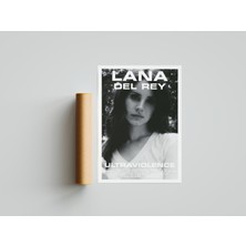 512 Art Design Lana Del Rey Ultraviolence Müzik Afiş Poster 30 x 42 Çerçevesiz