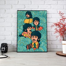 512 Art Design The Beatles Tasarım Müzik Afiş Poster 30 x 42 Çerçevesiz