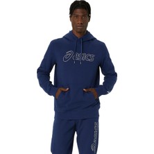 Asics Asics Oth Hoodie Erkek Cobalt Burst/Illuminate Green Sweatshirt 2031E187-401