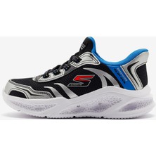 Skechers Skechers Meteor-Lights - Brisk-Beams Büyük Erkek Çocuk Gri Işıklı Spor Ayakkabı 403848L Slbk