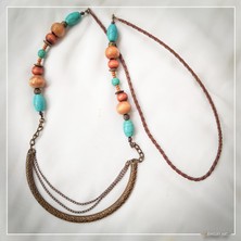 Z Jewelry Art Zola - El Yapımı Etnik Otantik Bohem Kadın Kolye