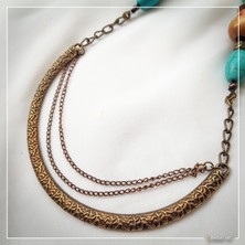 Z Jewelry Art Zola - El Yapımı Etnik Otantik Bohem Kadın Kolye