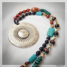 Z Jewelry Art Yoruba - Etnik ve Otantik Bohem Kadın Erkek Sonsuzluk Kolyesi