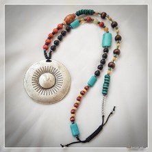 Z Jewelry Art Yoruba - Etnik ve Otantik Bohem Kadın Erkek Sonsuzluk Kolyesi