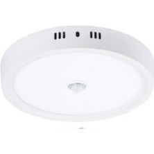 Tio 111133 18W Sıva Üstü Yuvarlak Sensörlü LED Downlight Armatür Beyaz Işık 6500K