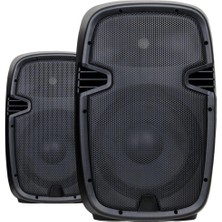 Lsound 25 cm 10 Inç Amfili Hoparlör Kabini Seti - 400 Watt - 2 X10" Hoparlör