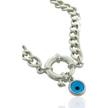ÇLK Accessories Nazar Boncuklu Kilit Figür Bileklik TRBILEK7609 B34503