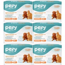 Pepy Pet Care Pepy Evcil Hayvan Tuvalet Eğitim Pedi 60 x 90 cm 180 Adet 6 Paket