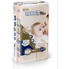 Pedo Plus Bebek Bezi Beden:3 (4-9kg) Midi 102 Adet Jumbo Fırsat Pk