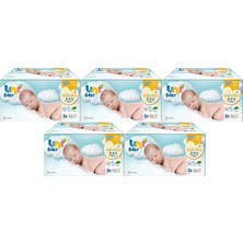 Uni Baby Islak Havlu Hassas Yeni Doğan 40 Yaprak (15 Li Set) 600 Yaprak (Narin Ciltler Için) (5pk*3)
