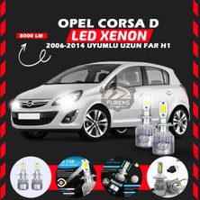 Furens Opel Corsa D 2006-2014 Uzun Far Uyumlu Şimşek Etkili LED Xenon Performance Series H1