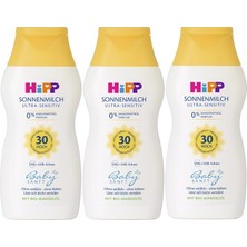 Hipp Babysanft Bebek Güneş Sütü 200ML (30 Faktör) (3 Lü Set)