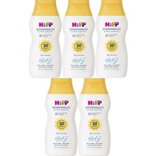 Hipp Babysanft Bebek Güneş Sütü 200ML (30 Faktör) (5 Li Set)