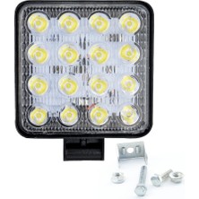 Space Çalışma Lamba 16LED 10,5 x 10,5 cm 12-60V Adet/ LASS308