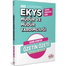 Editör Yayınları 2025 Meb Ekys Müdür ve Müdür Yardımcılığı Özetin Özeti