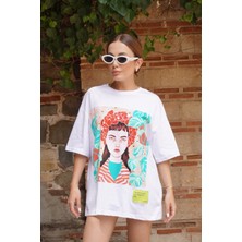 Madam Leps Oversize Baskılı T-Shirt