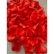 Neotan Yapay Kırmızı Gül Yaprağı 5X5CM 96 Adet - Yapay Gül Yaprak