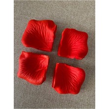 Neotan Yapay Kırmızı Gül Yaprağı 5X5CM 96 Adet - Yapay Gül Yaprak