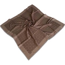 Aker Kahverengi Elegance Monogram Eşarp 1090500-932