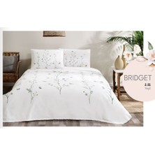 Kristal Taç Çift Kişilik Pike Takımı Brıdget Yeşil