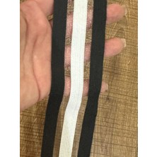 Gönülden Tasarım En 5 cm Siyah Transparan Çizgili Şerit Dikiş Giyim Aksesuarı 1 Metre