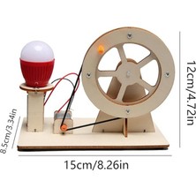 Ece Kendin Yap Dinamo Yapma Güç Aktarımı Ampul Yakma Deney Seti Demonte