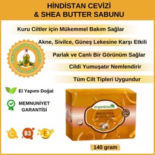 Organicsun Doğal Hindistan Cevizi & Shea Butter Sabunu 140 gr Tüm Cilt Tipleri Için Besleyici ve Onarıcı Etkili