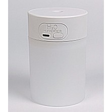 H2o Apera MT11 Mini Hava Nemlendirici Humidifier Atomizasyon 220 ml LED Li Sessiz USB Li Taşınabilir Araç Içi Ev ve Ofis