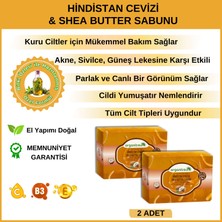 Organicsun Doğal Hindistan Cevizi & Shea Butter Sabunu 140 gr x 2 Adet Tüm Cilt Tipleri Için Besleyici ve Onarıcı Etkili