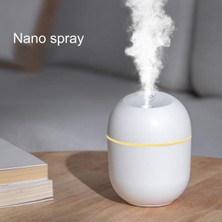 Apera MT08 Humidifier Nano Atomizasyon 220 ml LED Li Sessiz USB Li Taşınabilir Mini Hava Nemlendirici Araç Içi Ev ve Ofis