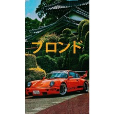 512 Art Design Porsche 911 Klasik Araba Duvar Dekor Poster 30X42 cm Çerçevesiz