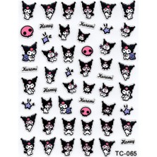 BP Tattoo Kuromi Tırnak Sticker Nail Art Tırnak Süsleme