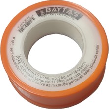 Baytaş 12MM x 8m x 0,075MM Ptfe Su Teflon Bant (Sızdırmazlık) - Teflon Tape (Sealing)