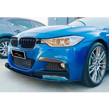 Nam Tuning Bmw F30 2012 Tampon Ön Lip Flaplı M Performance Parlak Siyah